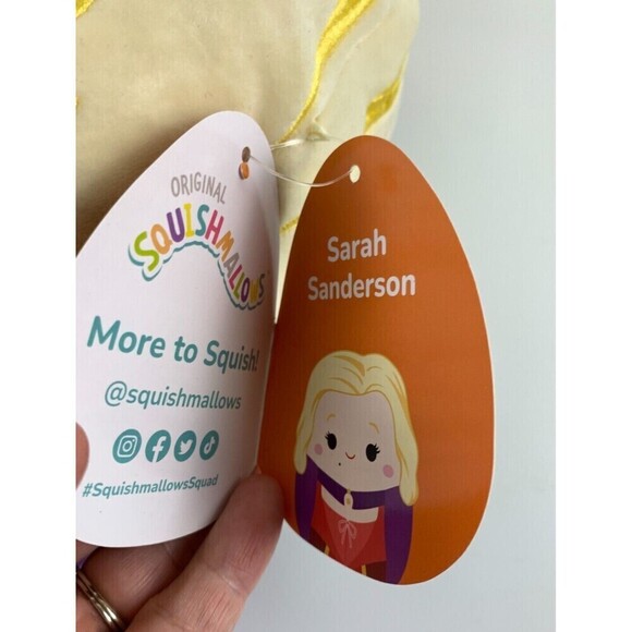 Original Squishmallows Sarah Sanderson Hocus Pocus 12" Plush NEW Tag Round Large - Picture 9 of 10